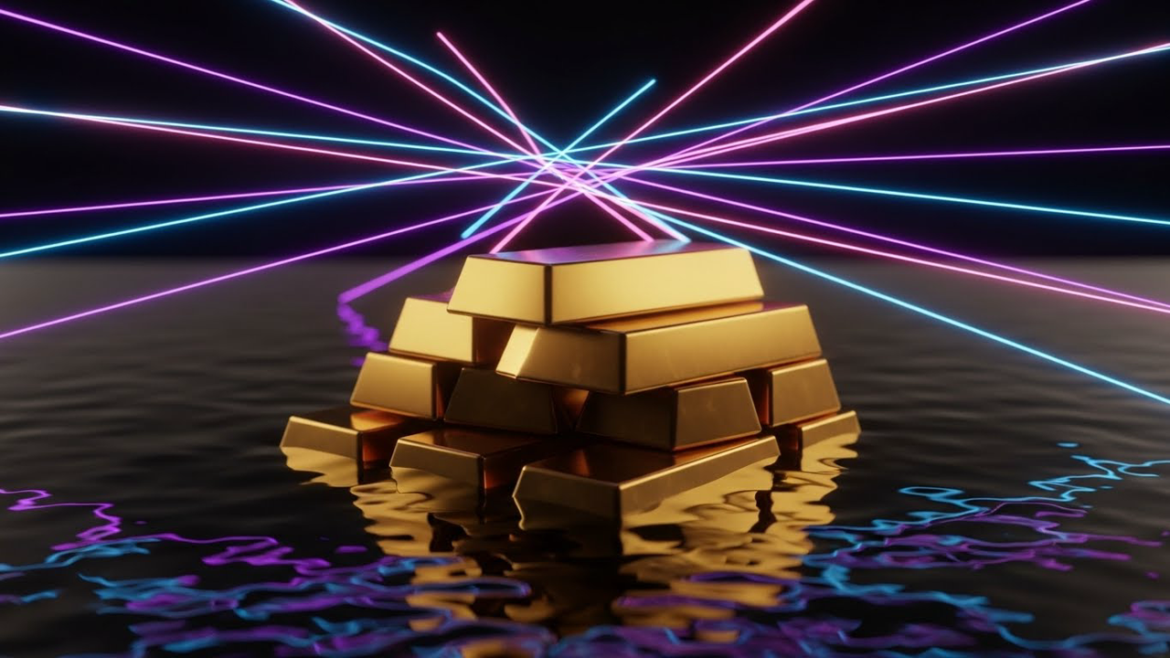 stack of gold
