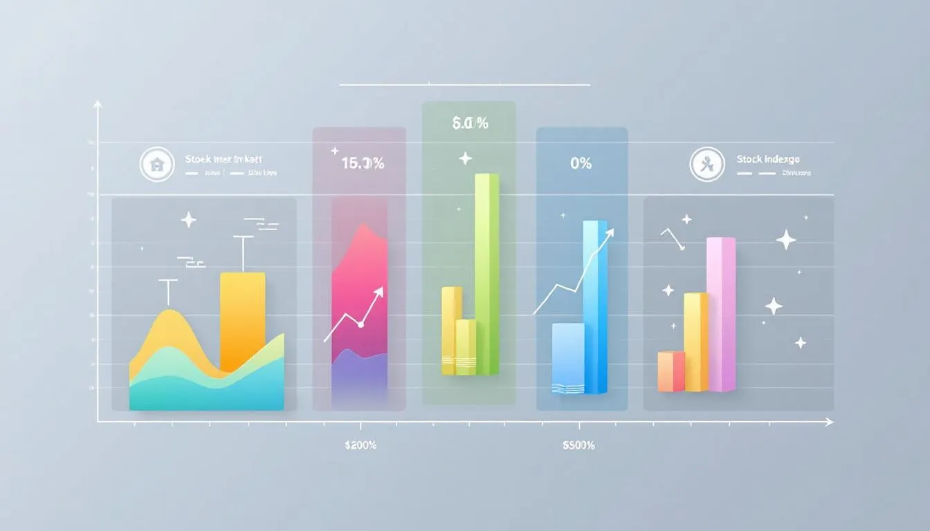 An overview of stock market indices, showcasing various index charts.