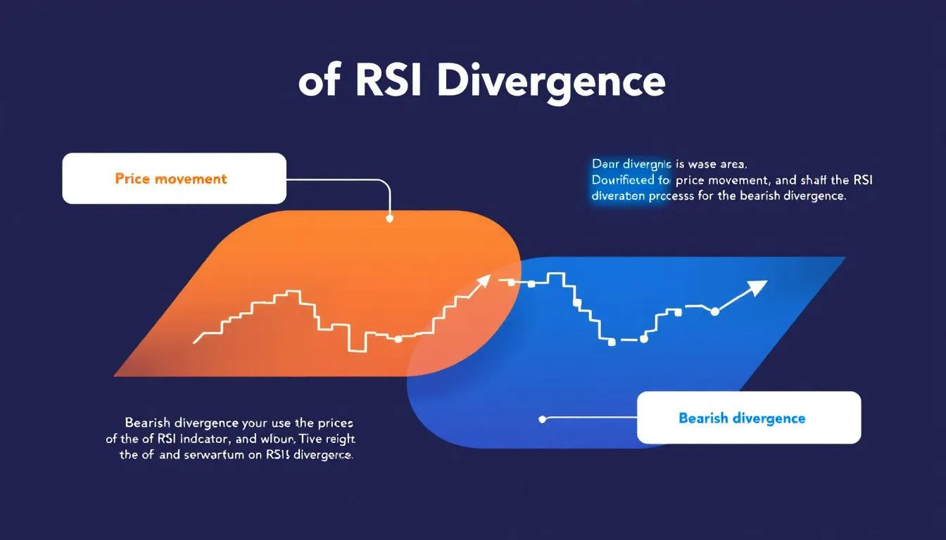 An illustration explaining what RSI divergence คืออะไร.