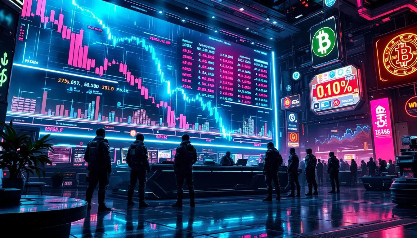 Popular cryptocurrencies available for trading.