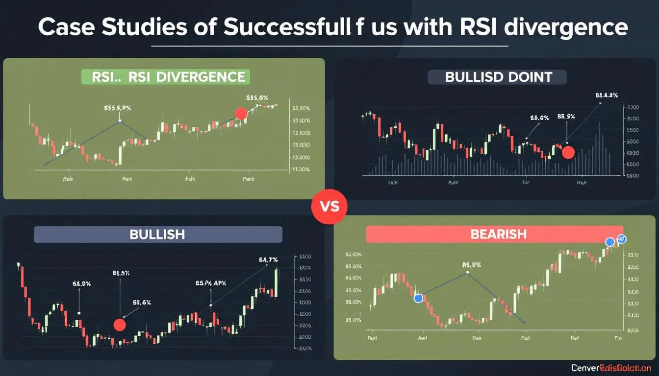 Case studies of successful trades using RSI divergence.