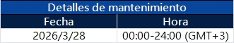 Notificación de actualización del servidor