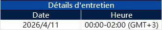 Notification de mise à niveau du serveur