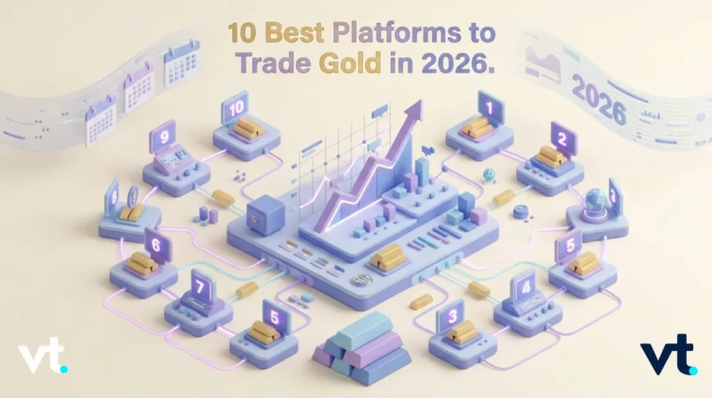 10 Meilleures Plateformes pour Trader l'Or en 2026