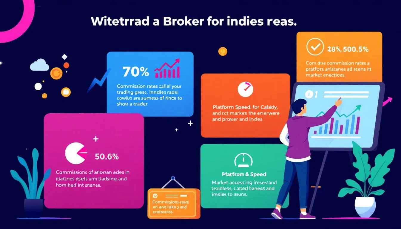 A trader selecting a broker for indices trading.