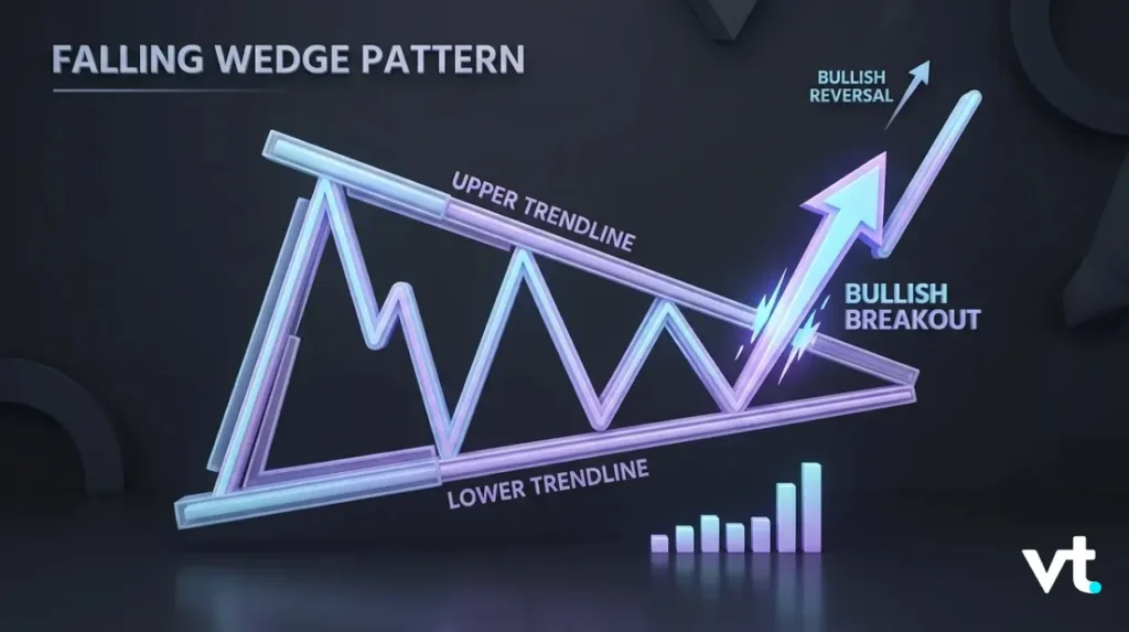 | VT Markets falling wedge chart pattern