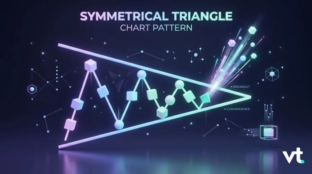 | VT Markets symmetriacal triangle chart pattern