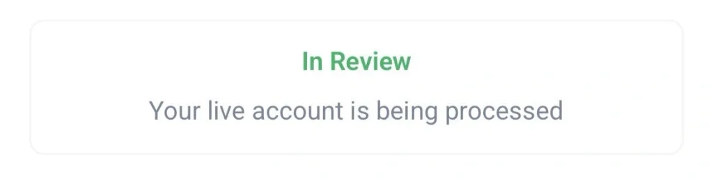 image 16 VT Markets Status banner In Review Your live account is being processed