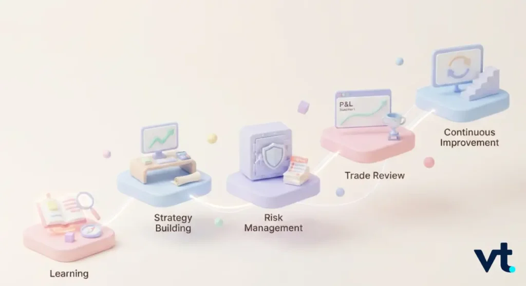 5 Stages to Become a CFD Trader: Skills, Mistakes & Growth