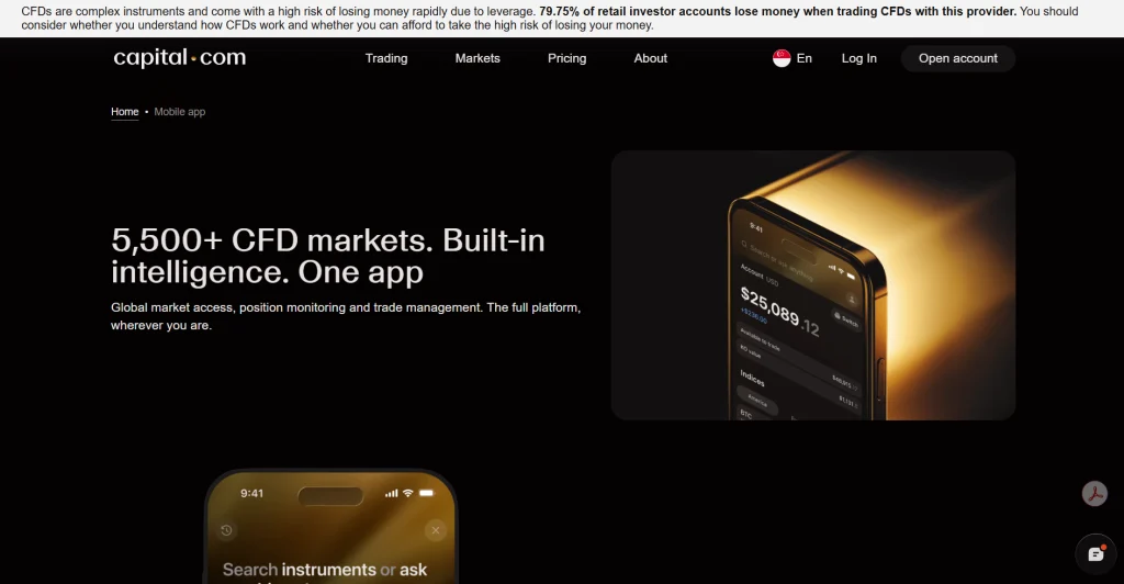Capital Gold Trading App