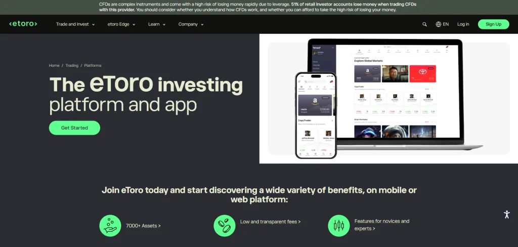 eToro Gold Trading App