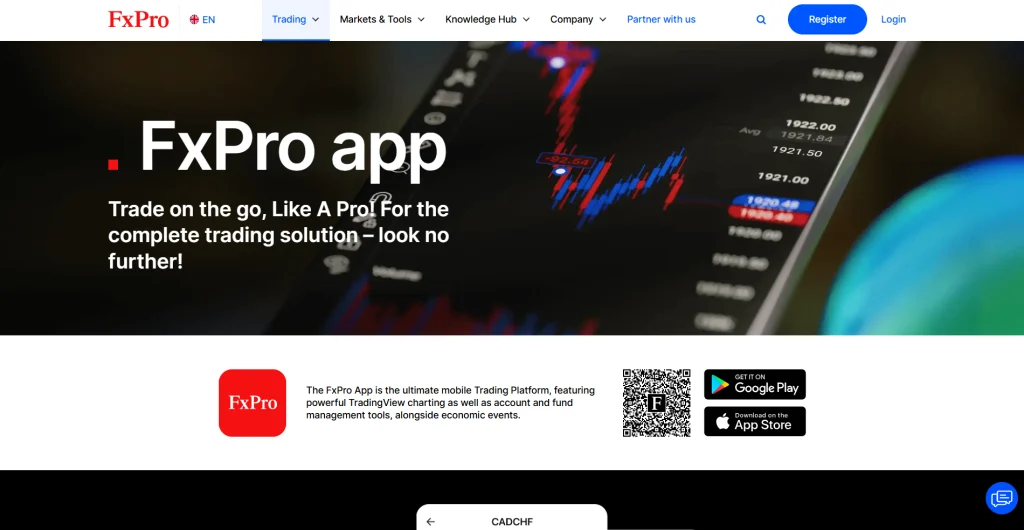 FxPro Gold Trading App