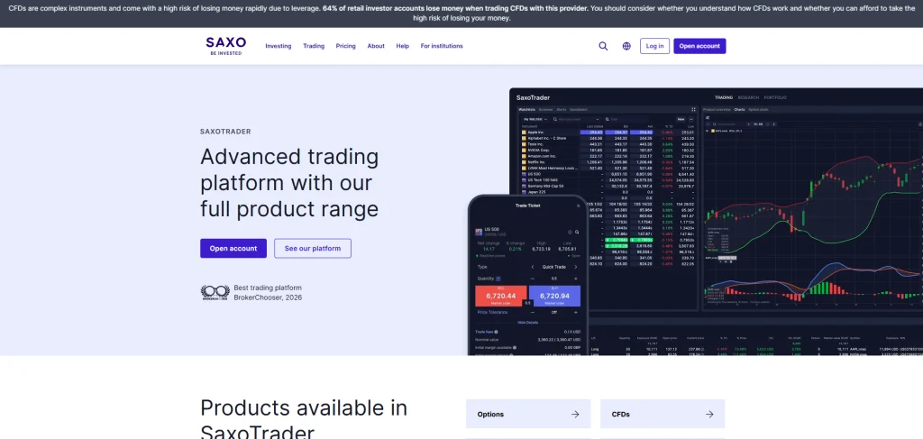 SAXO Gold Trading App