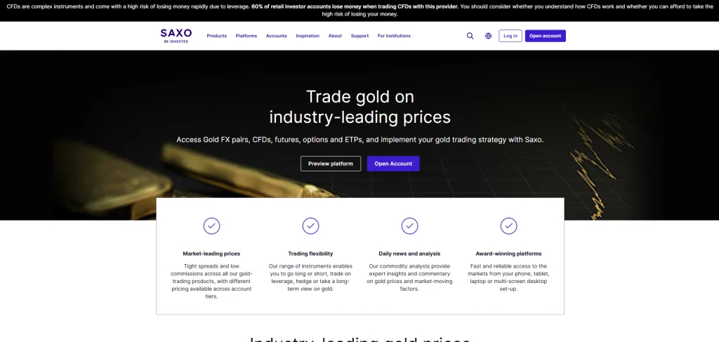 saxo-gold-trading-platform