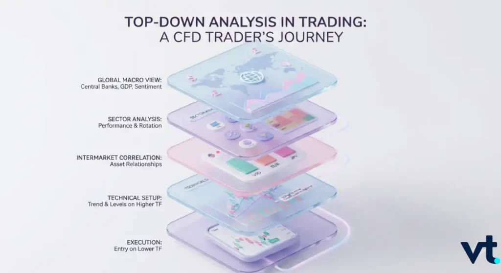 Top-Down Analysis in Trading: A CFD Trader's Guide
